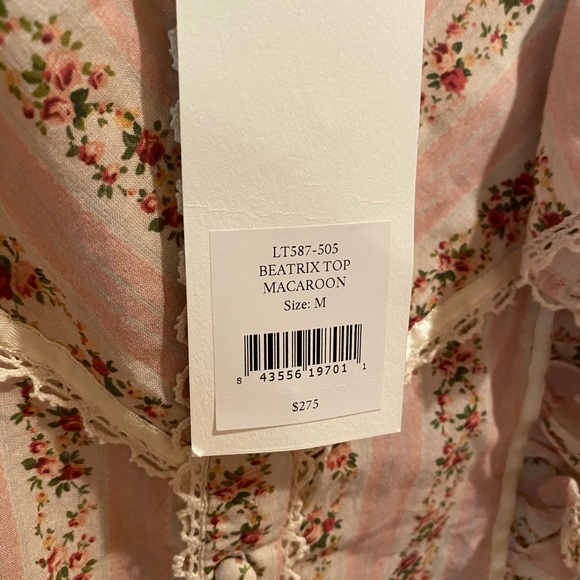 LoveShackFancy Beatrix Ruffled Top - Picture 4 of 5